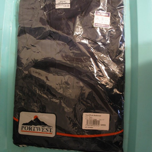 Portwest | Euro Work Boilersuit XXX Large 31" Leg S999 - Picture 6 of 6